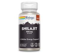 SOLARAY Shilajit 500 mg, PrimaVie (R) Shilajit del Himalaya para hombres, apoyo de energía celular adaptógena, suplemento de salud para hombres, vegano, sin gluten, garantía de 60 días - 30 porciones