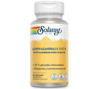 Solaray Shoden Ashwaganda y Biglicinato Magnesio 60 Cápsulas Vegetales