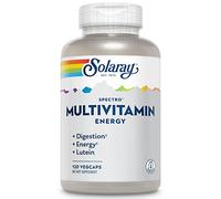 Solaray Spectro Energy! Multi-Vita-Min | Ingredientes Verdes, Base Herbaria y Mezcla de Enzimas Digestivas | Apto Para Veganos | 120 VegCaps