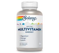 Solaray Spectro Energy! Multi-Vita-Min | Ingredientes Verdes, Base Herbaria y Mezcla de Enzimas Digestivas | Apto Para Veganos | 120 VegCaps