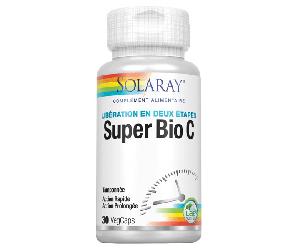 Solaray Super Bio C Tamponada 500mg 30 capsulas vegetales