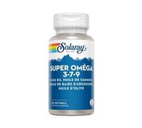 Solaray Super Omega 3-7-9 + Vitamina D3 60 caps