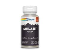 SOLARAY Shilajit 500 mg, PrimaVie (R) Shilajit del Himalaya para hombres, apoyo de energía celular adaptógena, suplemento de salud para hombres, vegano, sin gluten, garantía de 60 días - 30 porciones