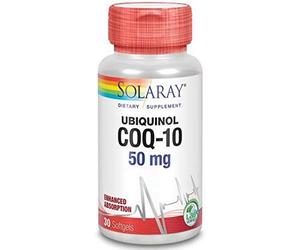 Solaray Ubiquinol CoQ10, 50 mg, 30 Count