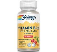 Solaray vitamina B12 1000mcg + Ácido fólico 90comp