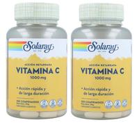 Solaray Vitamina C 1000mg 2x100 Comprimidos