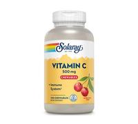 Solaray Vitamina C 500 mg Sabor Cereza 100 caps