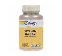Solaray Vitamina D3 + K2 BIG D3 & K2 4000 UI 120 cápsulas vegetales