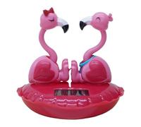 Solarbetriebene Tanzende Tiere - Solar Tanzender Flamingo, Mittelkonsole Wackelkopf Flamingo | Valentinstag-Ornamente Für Auto-Armaturenbrett-Schreibtisch, Schüttelndes Kopf-Auto-Dekorationszubehör