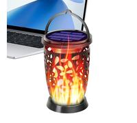 solares para exteriores, lámpara de fuego para balcón, de pétalos huecos colgantes para pasarela, patio, balcón, piscina, patio trasero, , paisaje, patio, cenador, valla