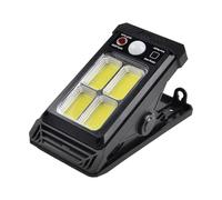 Solarleuchten mit Bewegungssensor - Wetterfeste Solar-Clip- 300LM | Dekorative Außenbeleuchtung für Garten Terrasse Balkon & Hof | Solar Wandleuchten mit 1200mAh Akku