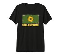 Solarpunk - Libros de Bandera de Girasol, Ciencia ficción, Eco, futurismo Camiseta Premium