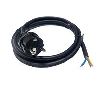 Solarsys® - 2m Cable de Alimentación H07RN-F 3x1,5mm, Cable de Conexión de Goma Certificado VDE, Cable AC con Toma Schuko (CEE 7/7) para Microinversor APsystems Hoymiles Deye Envertech,2 Metros