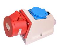 solartronics CEE-Schuko Combinada Toma Mural IP44 5 Polos 16A/32A