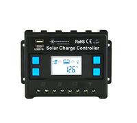 Solartronics Controlador de Carga 12V/24V Azul 20A 30A 40A 50A 60A Fotovoltaico Solar Energía Solar Fotovoltaica (50A)