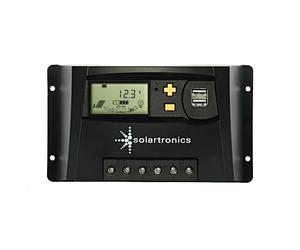 solartronics Regulador de carga G 12 V/24 V, amarillo, 10 A, 20 A, 30 A, 40 A, 50 A, regulador de carga solar fotovoltaica PV (20 A)