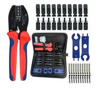 Solartronics Set De Alicates Para Crimpar, 10 Pares Conectores Solares, Macho/He