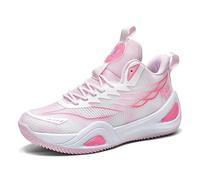 Solastride Calzado Deportivo Unisex for Exteriores, Zapatillas de Baloncesto, Ligeras, Transpirables, cómodas y envolventes.(Pink,41 EU)