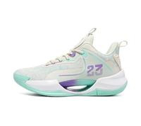 Solastride Unisex Basketball Shoes with Mesh Breathable Shock-Absorbing Anti Slip Wear-Resistant Outdoor Sports Boots(Green,42 EU)