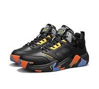 Solastride Zapatillas de Baloncesto for Hombre con Suela Gruesa, amortiguadoras, Antideslizantes, Resistentes al Desgaste, Ideales for Entrenamiento Deportivo al Aire Libre.(Black,43 EU)