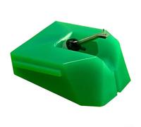 Solaughguy 1 aguja para tocadiscos Audio-Technica AT-VMN95E, compatible con cartucho giratorio ATVMN95E lápiz elíptico verde, garantiza un rendimiento óptimo