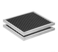 Solaughguy 8206230A - Filtro de carbón de repuesto para microondas de recirculación - Filtro de aire de carbón activado, marco de metal, paquete de 2 compatibles con Select Built-in