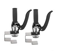 Solaughguy Abrazadera para panel de cajón para instalación de gabinete de liberación rápida, prensa de carpintería de acero inoxidable con clips en forma de L y arco, daños y (C)