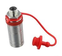 Solaughguy Acoplador hidráulico de conexión rápida SJ11129 / SJ30426 / RE219420 / RE255758 - Conector macho de acero de 1,27 cm (NW12) con rosca M22 x 1,5, compatible con John Deere