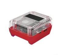 Solaughguy Adaptador de batería de litio de carga rápida con USB y tipo C, salida de 138 W, ventilador de refrigeración, protección contra sobrecalentamiento para batería de litio MWQ (rojo)