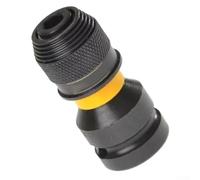 Solaughguy Adaptador de broca para llave de impacto - Convertidor cuadrado de 1/2 a 1/4 pulgadas para modelos DT7508 y DT7508-QZ, compatible con herramientas eléctricas DeWalt, cromado
