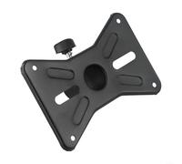 Solaughguy Adaptador de soporte de altavoz de metal giratorio de 35 mm, tapa superior, poste de montaje de trípode resistente para equipos de audio DJ, soporte de ángulo ajustable con ajuste de