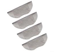 Solaughguy Almohadilla de limpieza de microfibra para robot aspirador Medion para X40 SW (MD 20040) - Paño de fregona de repuesto, paquete de 4, reutilizable y lavable a máquina, color gris