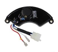 Solaughguy AVR - Regulador de voltaje monofásico automático para generadores diésel de 6 kW a 8 kW, estabilizador electromecánico con conector de 4 cables, condensador de 450 V y 680 μF, color negro