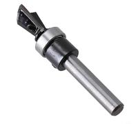 Solaughguy Broca de carburo de cola de milano con rodamiento inferior, vástago de 1/4 pulgadas para carpintería de precisión y fabricación de gabinetes (6.35 x 12.7)