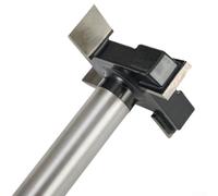 Solaughguy Broca de enrutador CNC con punta de carburo, vástago de 1/2 pulgada, fresa plana de 4 flautas para madera, MDF, madera contrachapada, tablero de partículas y acrílico, compatible con