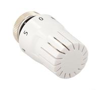 Solaughguy Cabezal termostático de radiador M30x1,5, válvula de calefacción ajustable con protección anticongelante, control de temperatura de 5 niveles para habitaciones del hogar, aleación y