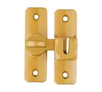 Solaughguy Cerradura de puerta corredera para seguridad del hogar, cierre de aleación de zinc de 90/180 grados con perno abatible ajustable, para una fácil instalación para armario, cajón, jaula de