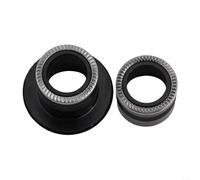 Solaughguy Convertidor de eje de 9 mm a 15 mm y adaptador de eje pasante de 10 mm a 12 mm para cubo de bicicleta QR de liberación rápida a conversión de eje pasante, juego de tapas de extremo de