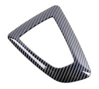 Solaughguy Cubierta de fibra de carbono para palanca de cambios para BMW F20, F21, F22, F23, F30, F31, F34, F33, F35, placa base de actualización interior de automóvil, fácil de instalar, color negro