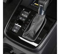 Solaughguy Cubierta de panel de cambio de marchas con aspecto de fibra de carbono para CRV 2023 2024, material ABS, resistente a los arañazos y decoración interior ligera con fácil (negro brillante)