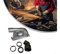 Solaughguy Cubierta de polvo de corte para amoladoras angulares, profundidad ajustable de 0 a 30 mm, 95% de captura de polvo, compatible con amoladoras manuales de 4 y 5 pulgadas y hojas de sierra de