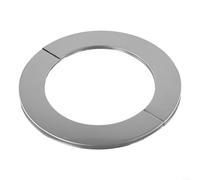 Solaughguy Cubierta de tubería de acero inoxidable, diseño dividido roseta decorativa para calentador de agua de gas, ducha y tubos de escape de caldera, para una fácil instalación con cinta, para