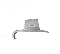 Solaughguy Cubierta lateral de repuesto para lijadoras de banda, cubierta protectora de metal y plástico compatible con modelos Makita 9401 y 9403, acabado plateado para seguridad en el taller