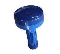 Solaughguy Dispensador flotante ajustable para piscinas y spas, alimentador azul de 1 pulgada con diseño de flujo completo ventilado, tableta de polipropileno