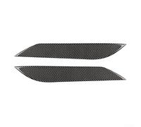 Solaughguy Embellecedor de fibra de carbono para faros delanteros 350Z 2003-2009, paquete de 2, fibra de carbono real, revestimiento protector UV, no requiere taladrar, agresivo