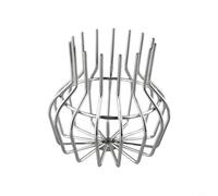 Solaughguy Filtro de acero inoxidable para desagüe de suelo de techo y drenaje de alcantarillado, filtro de malla de globo antiobstrucción para bajante de 50/75/110/160/200 mm, plateado (1 paquete