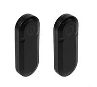 Solaughguy Funda de batería extendida de 10 años para AirTag| Utiliza baterías AA | Carcasa protectora ABS impermeable con diseño de reemplazo fácil | Cubierta negra para exteriores (2 piezas)