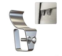 Solaughguy Ganchos de vinilo con clip para revestimiento, paquete de 10 ganchos de pared resistentes sin agujeros para cámaras de seguridad al aire libre (compatible con cámaras Ring, XT2 y