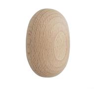 Solaughguy Huevo de zurdo de madera de haya para tejer y reparar ganchillo, herramienta ergonómica de madera para reparar agujeros en calcetines y guantes, accesorio de costura compacto para
