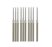 Solaughguy Juego de 10 brocas para vidrio, jade, joyería de ámbar y perforación de azulejos de porcelana, brocas recubiertas de diamante de 0,8 a 2,5 mm con vástago de 2,35 mm, herramienta de